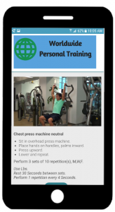 Fitness Now phone app exercise